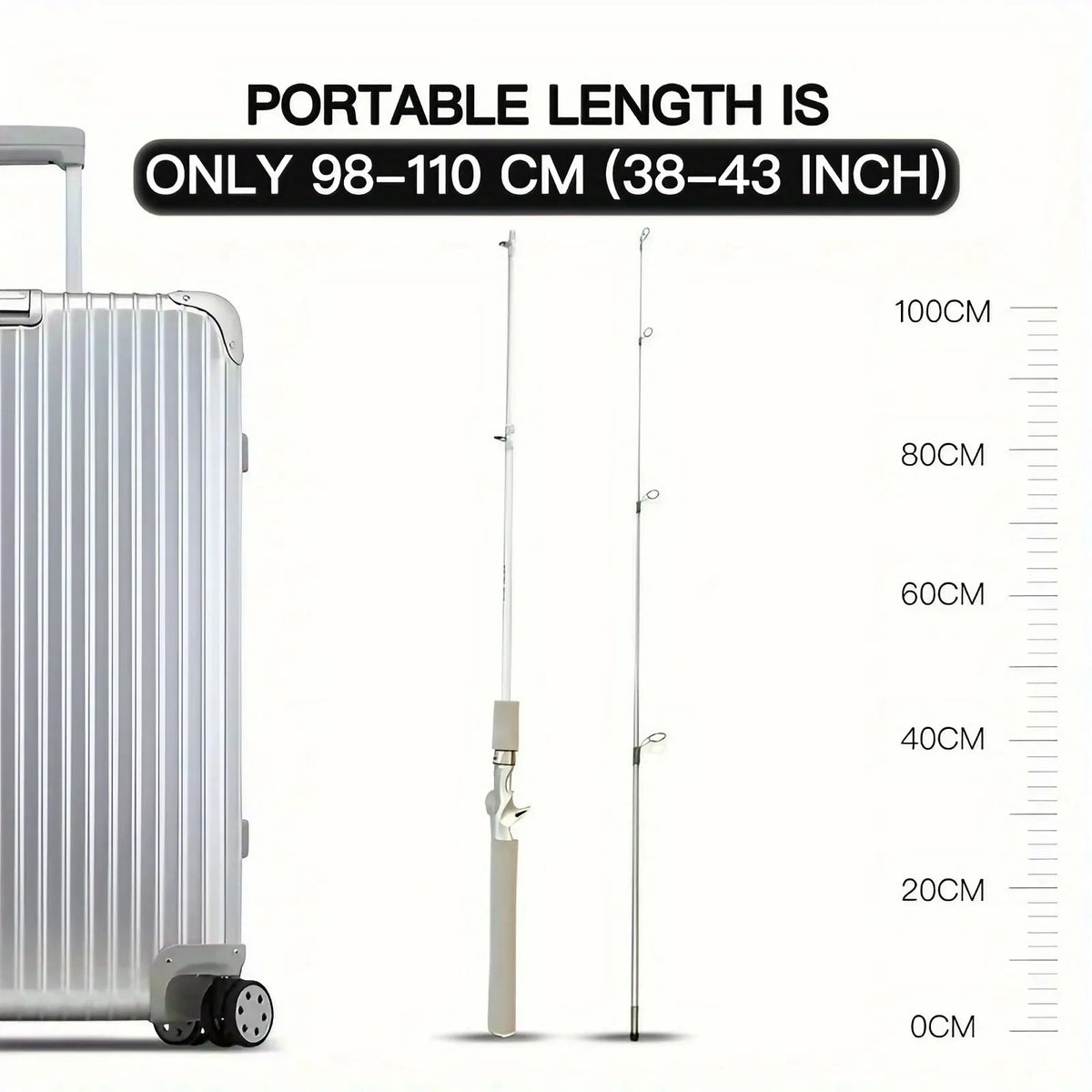 Fishing Rod,  Durable, Comfortable To Touch, A Must-have