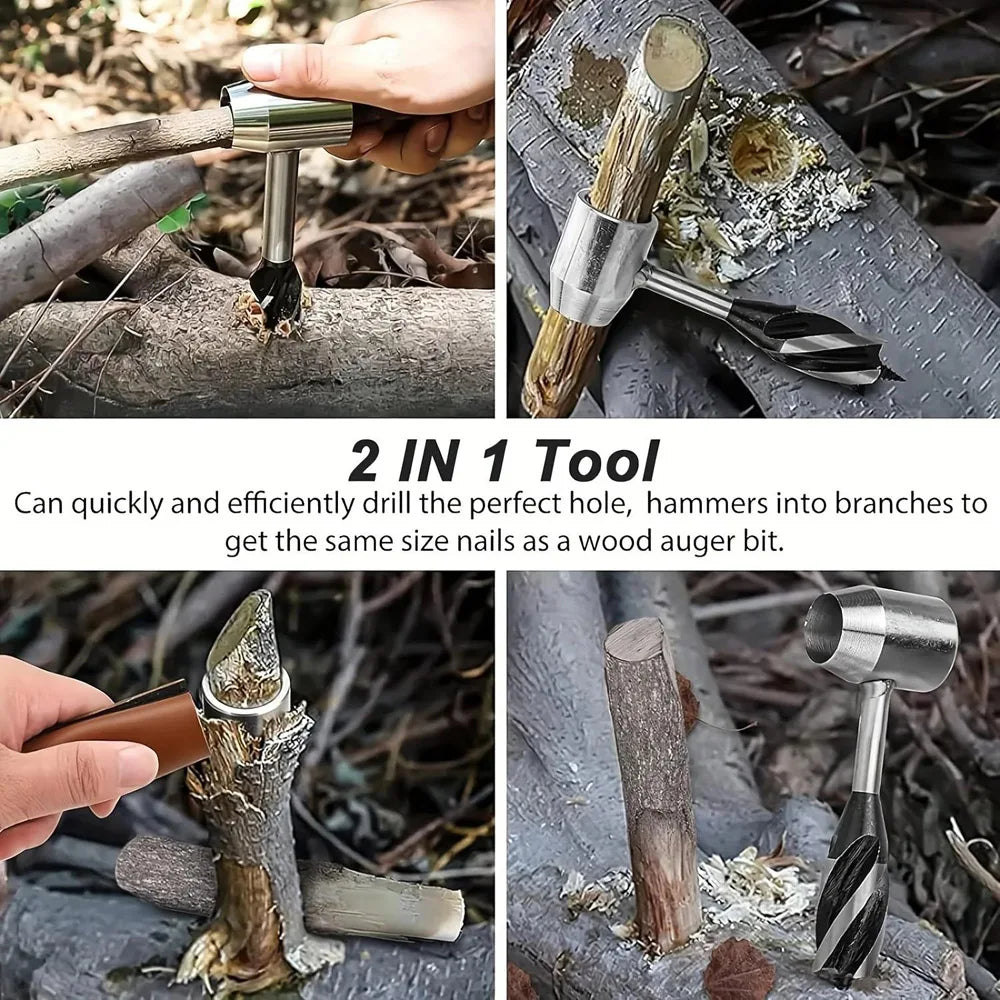 Manual Wood Auger Hand Drill Wrench