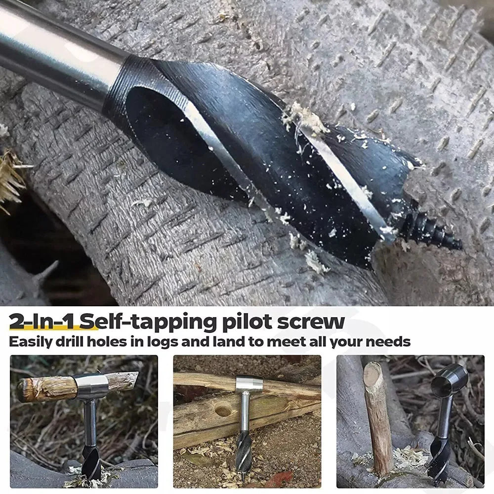 Manual Wood Auger Hand Drill Wrench
