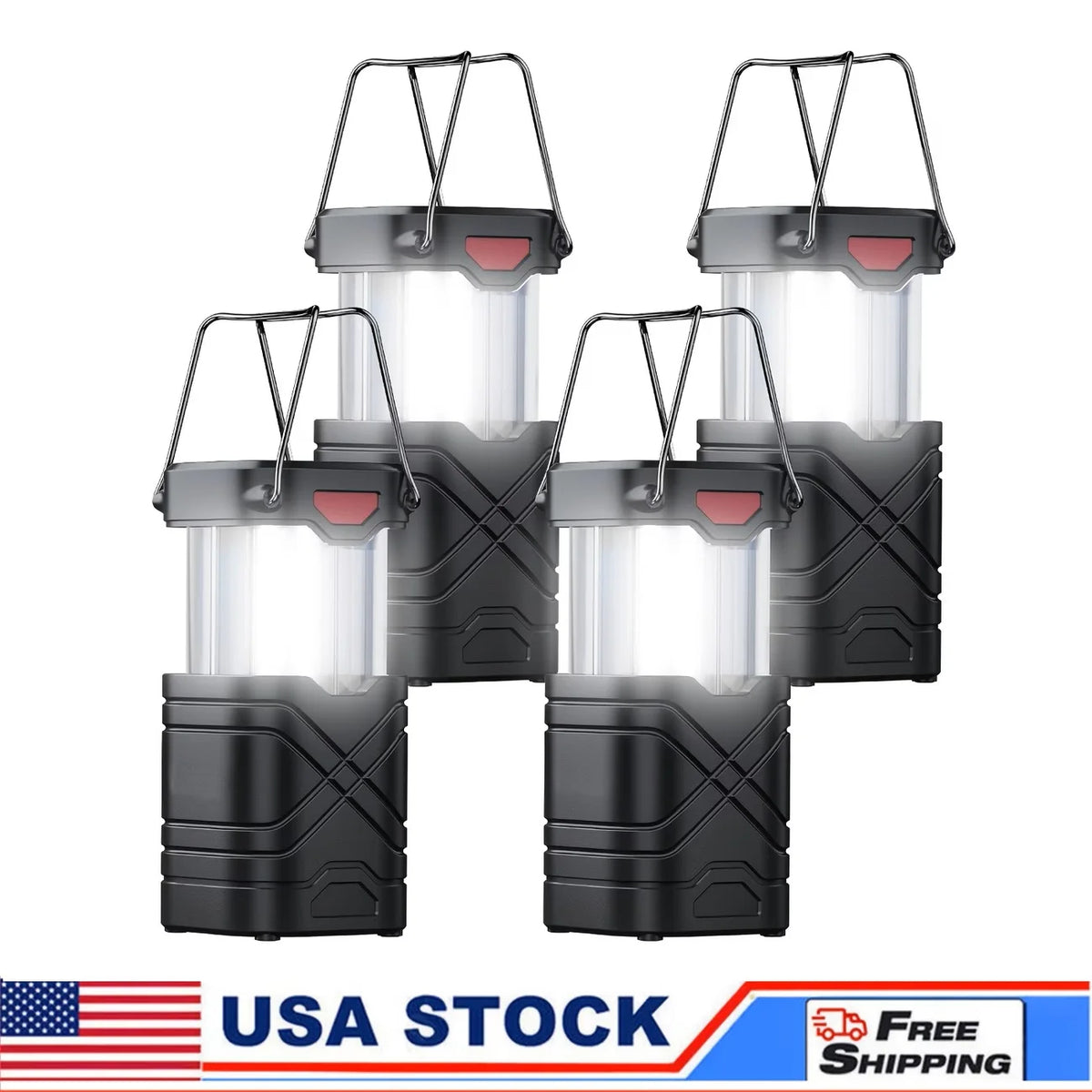 Solar Camping Lantern , Rechargeable LED with Flashlight