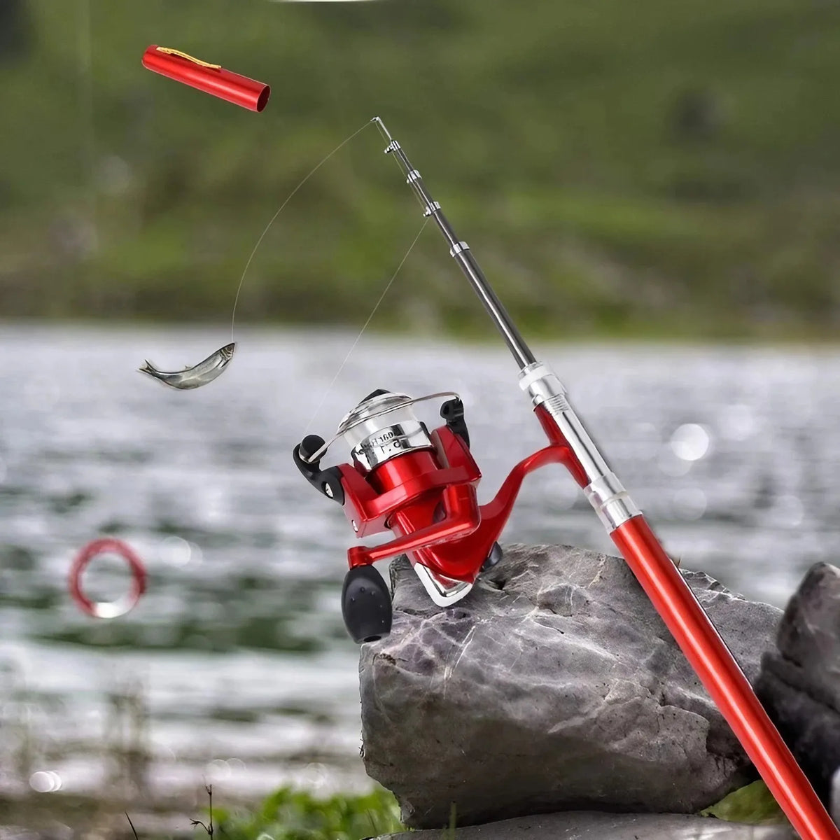 Fishing Rod, Mini, Portable, Pen Shape