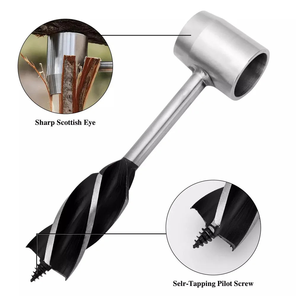 Manual Wood Auger Hand Drill Wrench