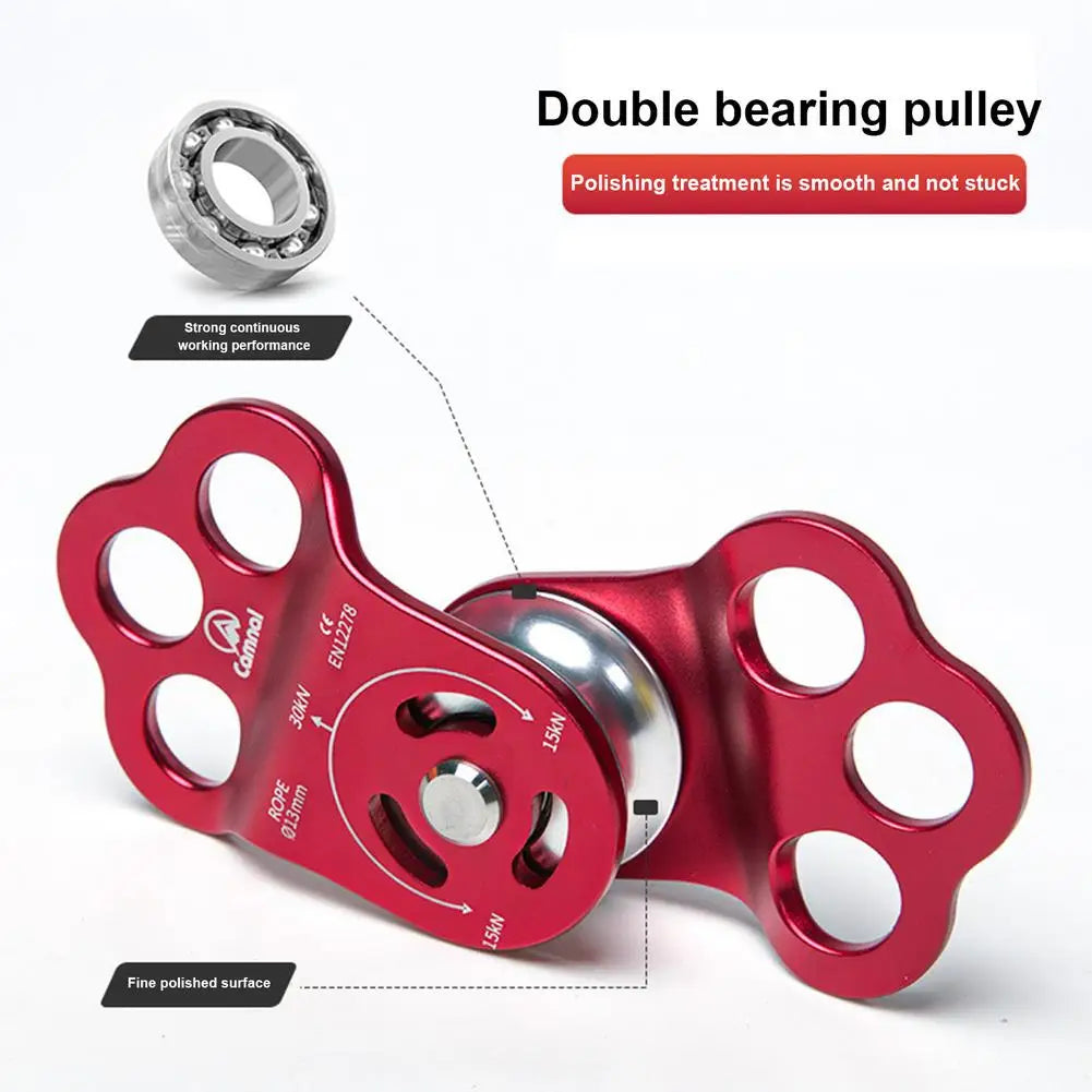 Climbing Pulley Mountaineering Rescue Equipment 7075 Aviation Aluminum