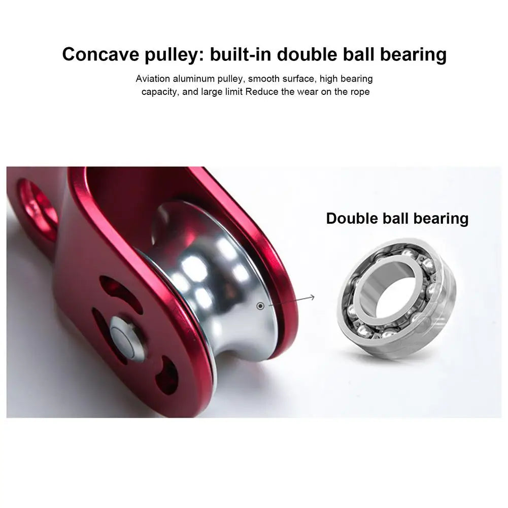 Climbing Pulley Mountaineering Rescue Equipment 7075 Aviation Aluminum
