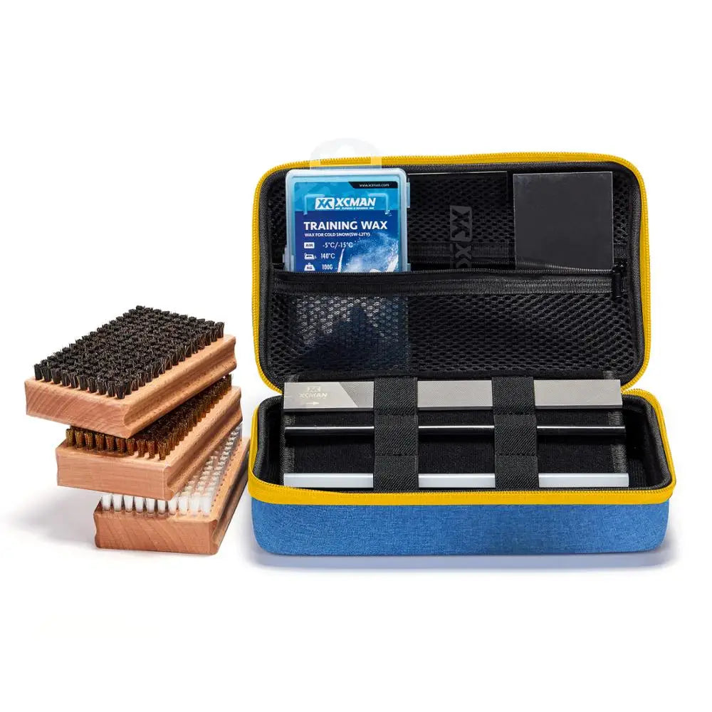 Ski Snowboard Waxing & Tuning Complete Brush Kit