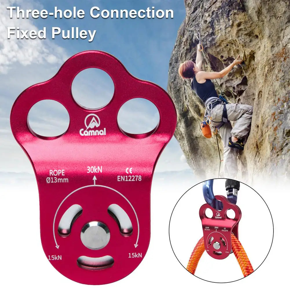 Climbing Pulley Mountaineering Rescue Equipment 7075 Aviation Aluminum
