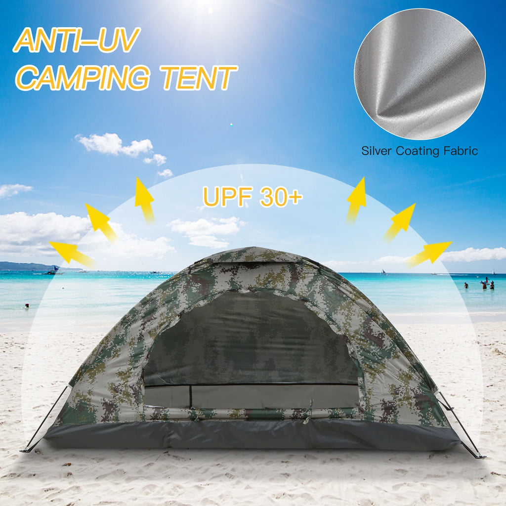 Ultralight Camping Tent Single Layer Anti-UV Coating