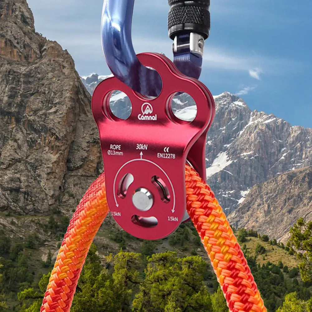 Climbing Pulley Mountaineering Rescue Equipment 7075 Aviation Aluminum