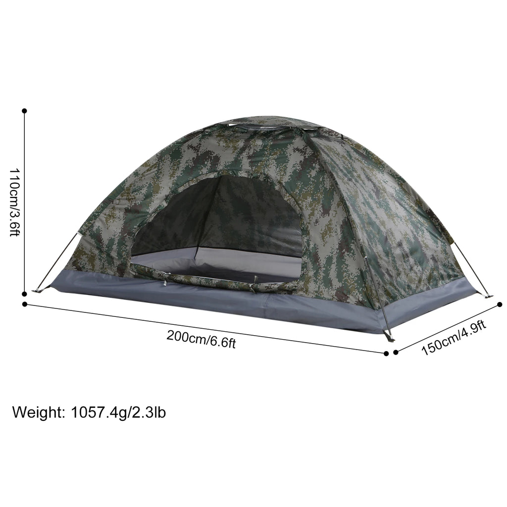 Ultralight Camping Tent Single Layer Anti-UV Coating