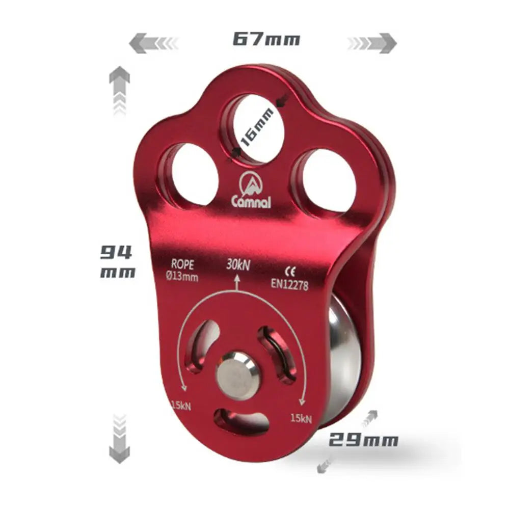 Climbing Pulley Mountaineering Rescue Equipment 7075 Aviation Aluminum
