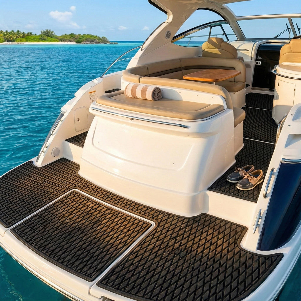 Boat Flooring Sheet Decking Mat Non-Slip Diamond Grip