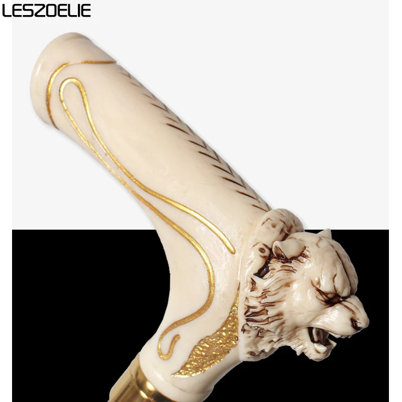 Tiger-Head Walking Stick Men Black Women Red