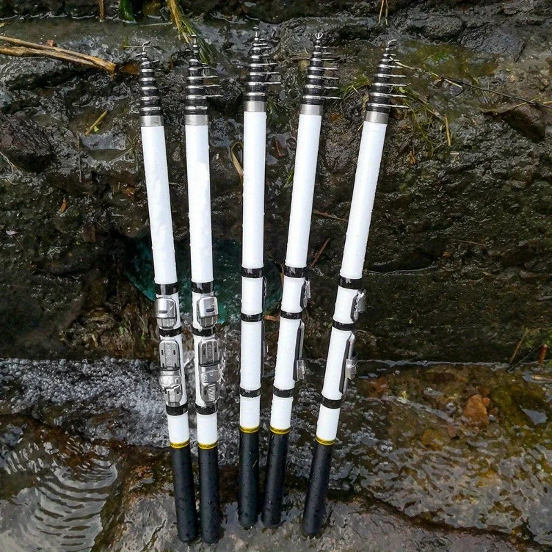 Telescopic Fishing Rod,  Smooth Line Guide System