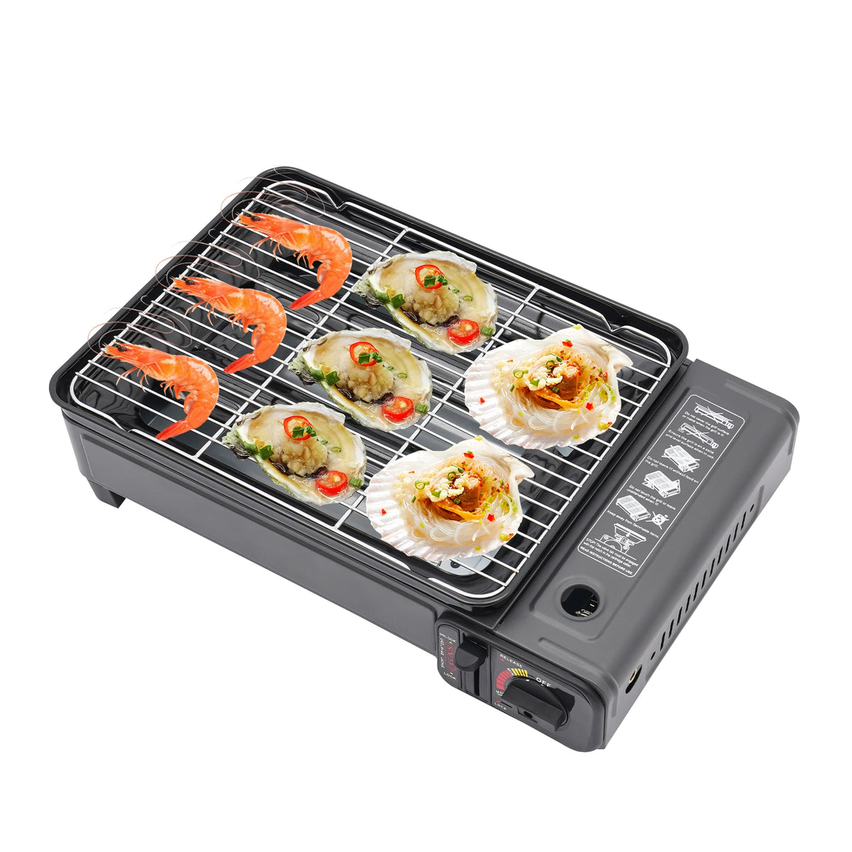 Portable Dual Fuel Gas Grill Stove