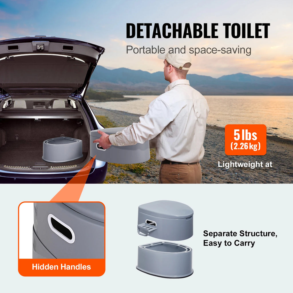 Portable Travel Toilet for Outdoor Camping LongRoad Trip