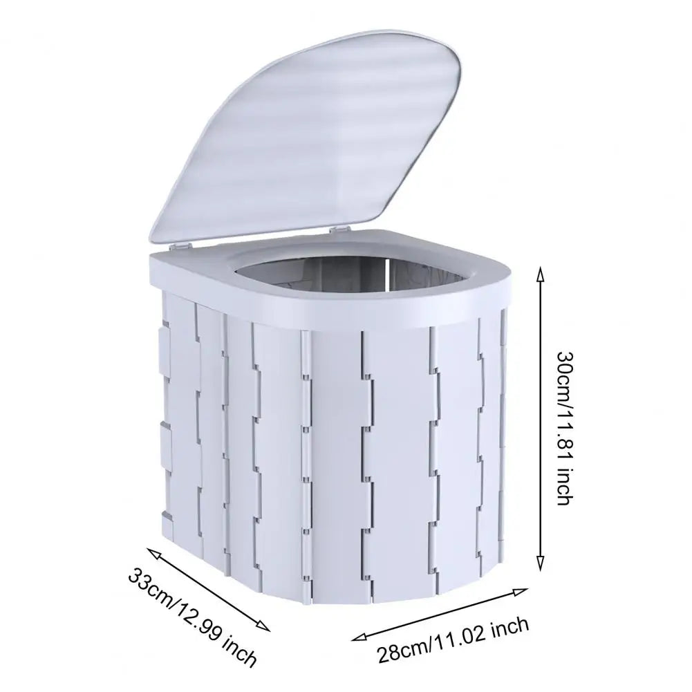 Folding Toilet for Outdoors, Road Trips, Heavy Duty