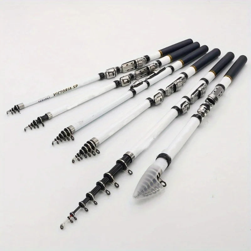 Telescopic Fishing Rod,  Smooth Line Guide System