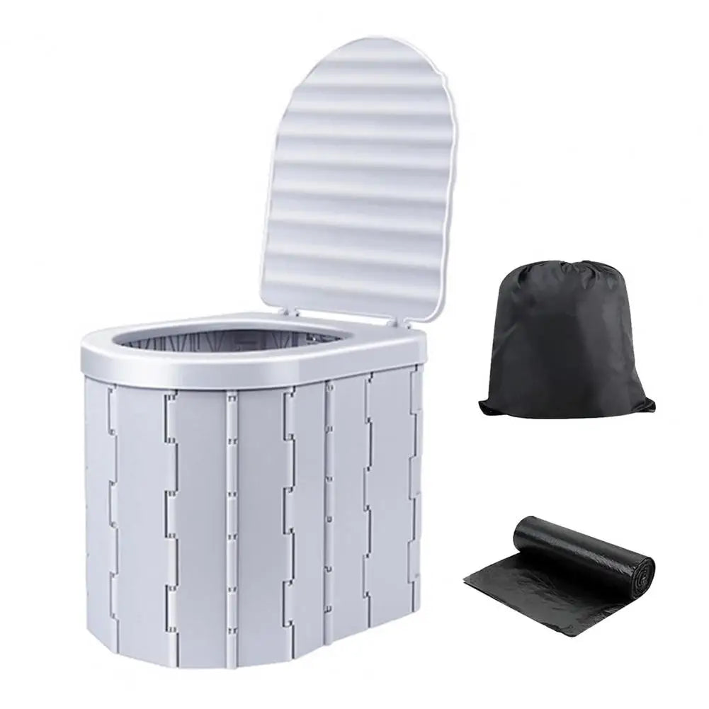Folding Toilet for Outdoors, Road Trips, Heavy Duty