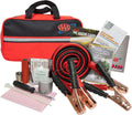 Car Kit with Jumper Cables, Flashlight & First Aid
