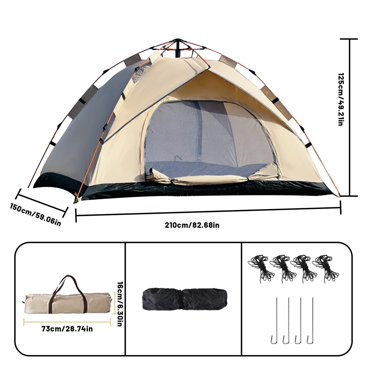 Sun & Rain Shelter for Beach & Camping