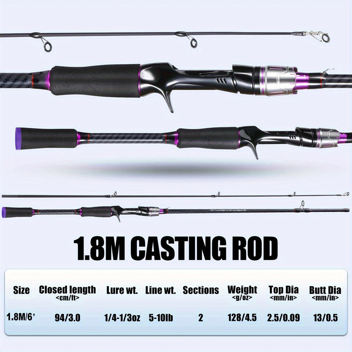 Telescopic Fishing Rod for Freshwater & Saltwater