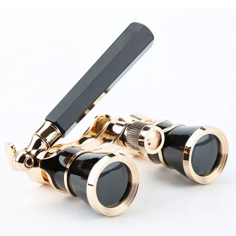Opera Glasses Binoculars with Handle for Stage Concert Camping