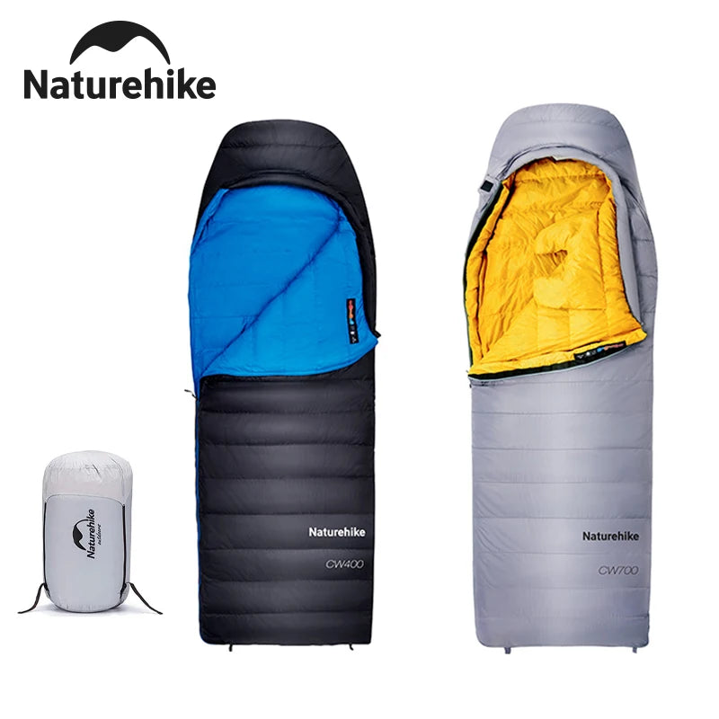 Duck Down Sleeping Bag 4 Seasons Compact Portable