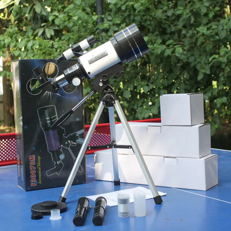 Astronomical Telescope with Finder Mirror HD High Magnification
