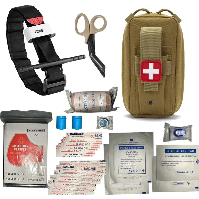 Trauma Survival Kit First Aid Medical Pouch
