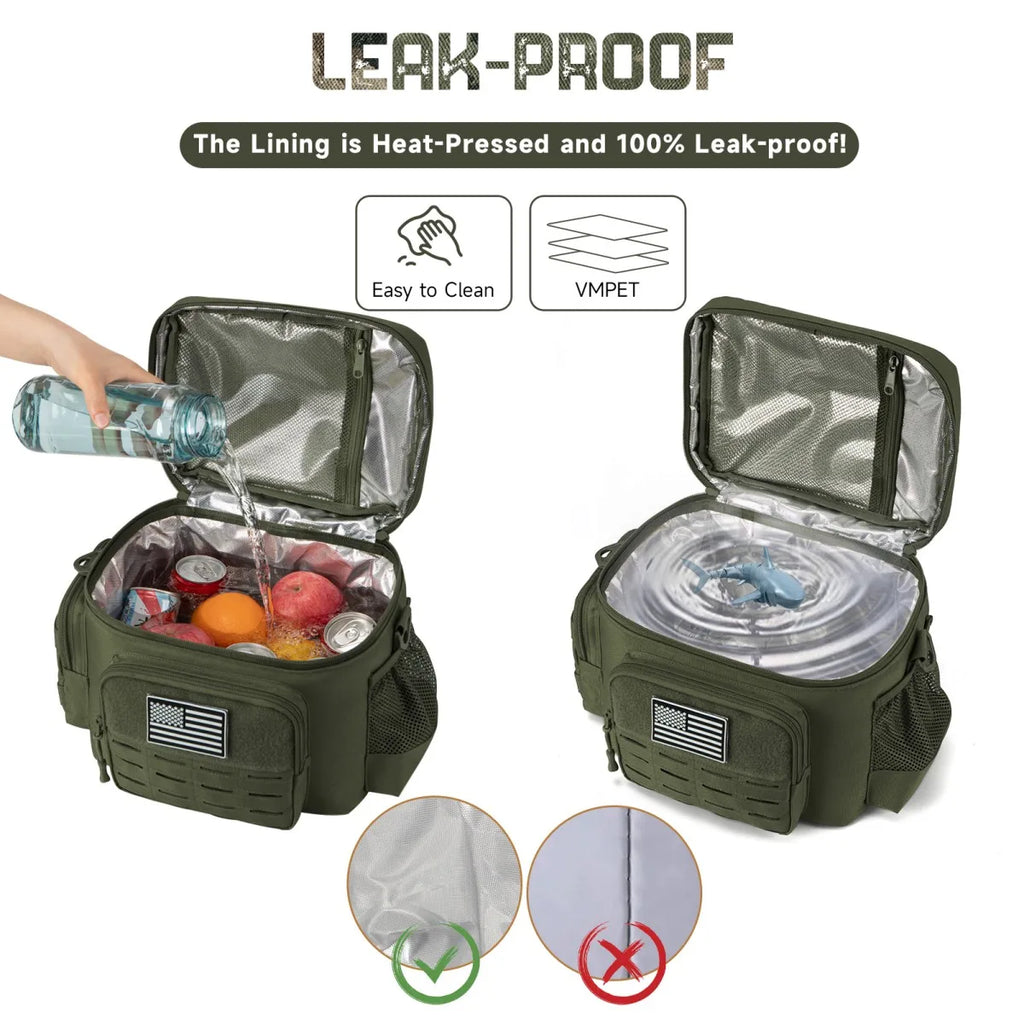 Tactical Heavy Duty Lunch Box for Work, Camping, Picnics