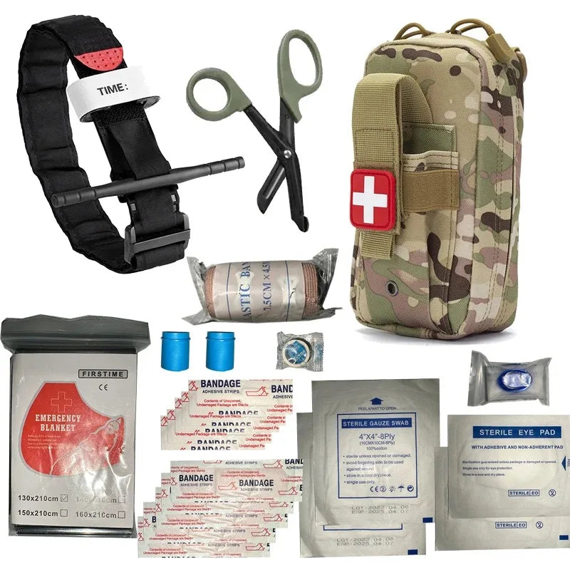 Trauma Survival Kit First Aid Medical Pouch