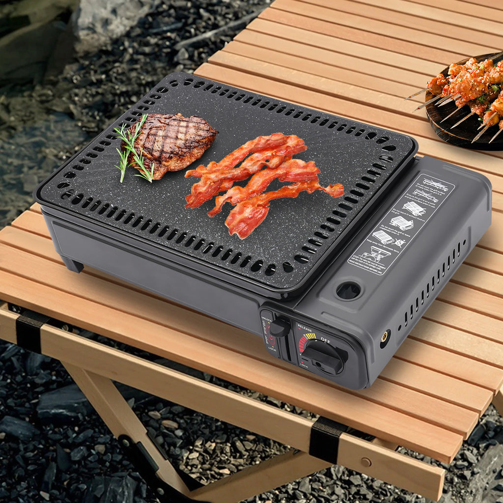 Portable Dual Fuel Gas Grill Stove
