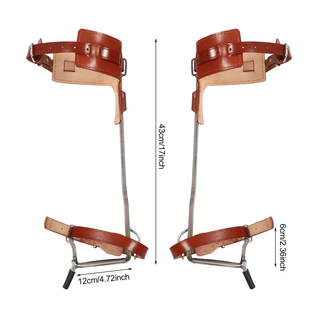 Double Claw Climbing Tool, Stainless Steel with Thickened Pedal