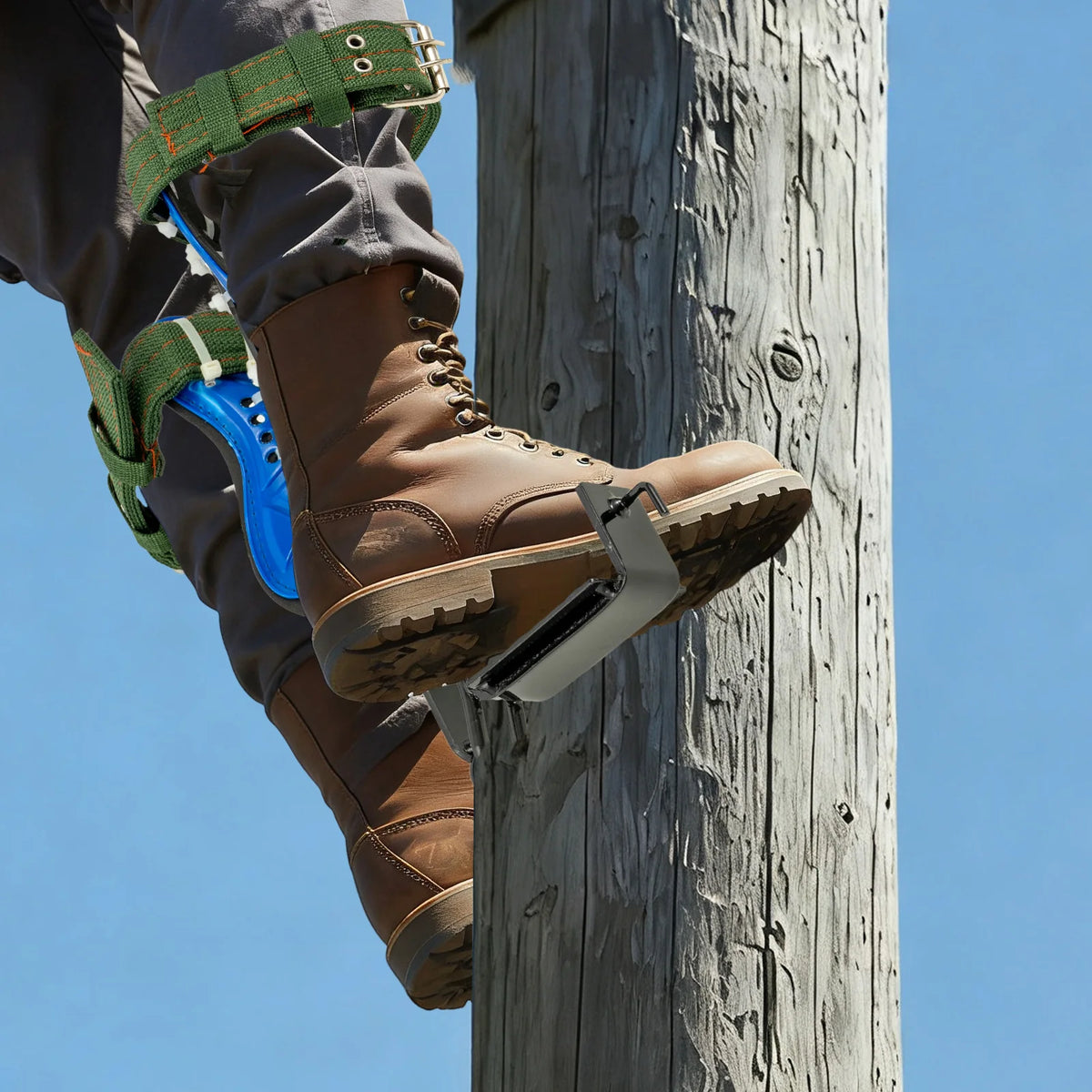 Climbing Gaffs with Safety Belt & Rope