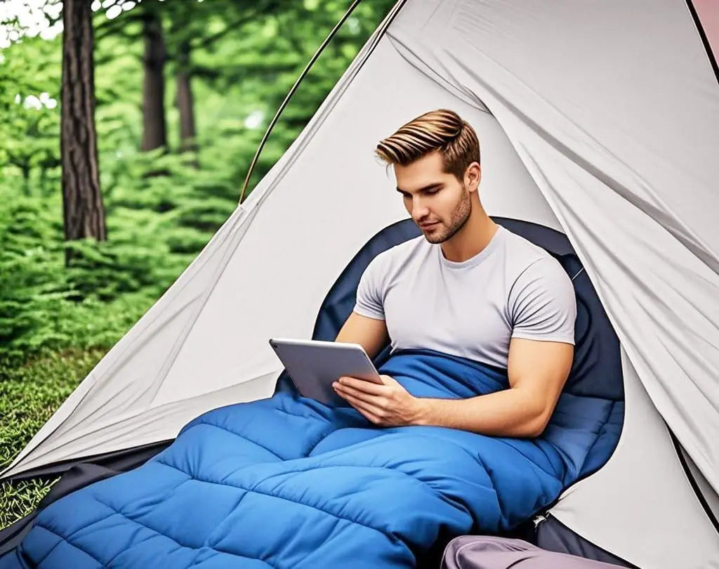 Warm Envelope Backpacking Winter Sleeping Bag