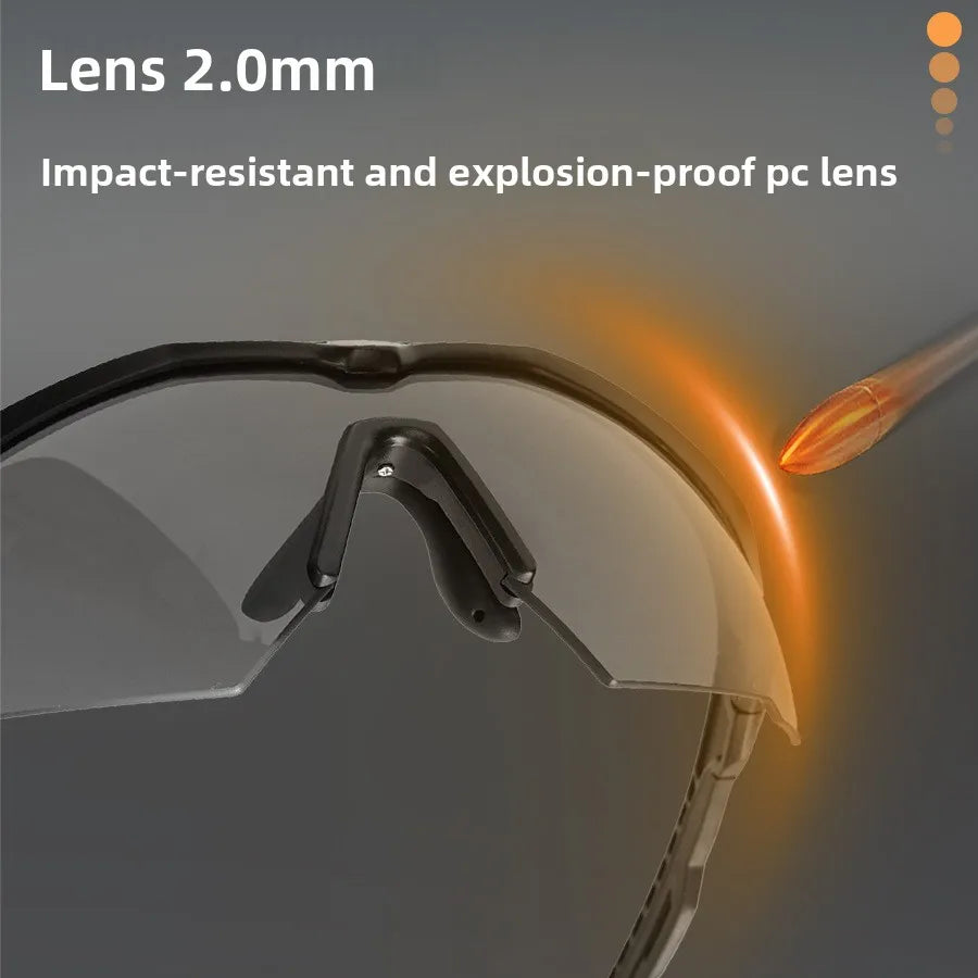 Polarized Tactical Climbing Goggles 3 Lens Set