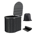 Folding Toilet for Outdoors, Road Trips, Heavy Duty