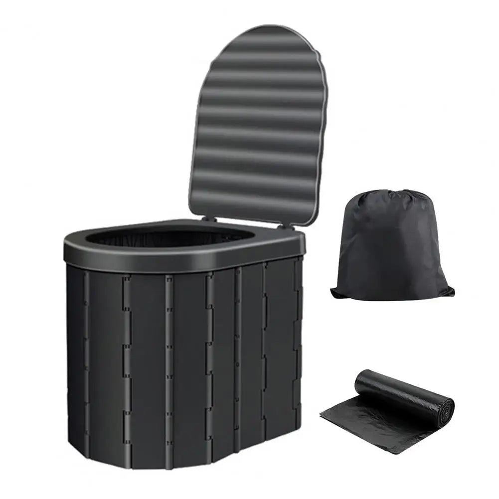 Folding Toilet for Outdoors, Road Trips, Heavy Duty