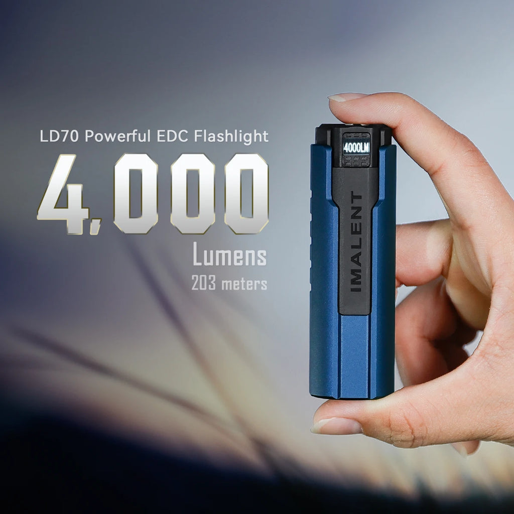 Mini Rechargeable Flashlight  4000LM Waterproof