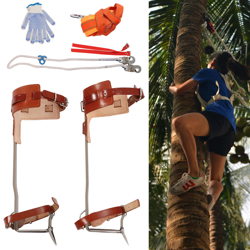 Double Claw Climbing Tool, Stainless Steel with Thickened Pedal