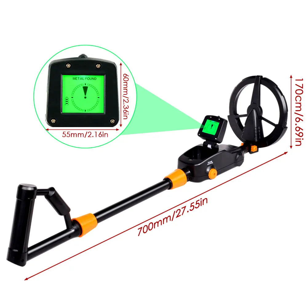 Metal Detector Waterproof Adjustable 30" to 42"