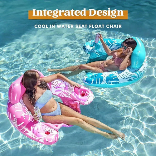 2 Pack Inflatable Pool Chairs