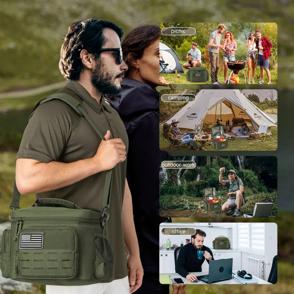Tactical Heavy Duty Lunch Box for Work, Camping, Picnics