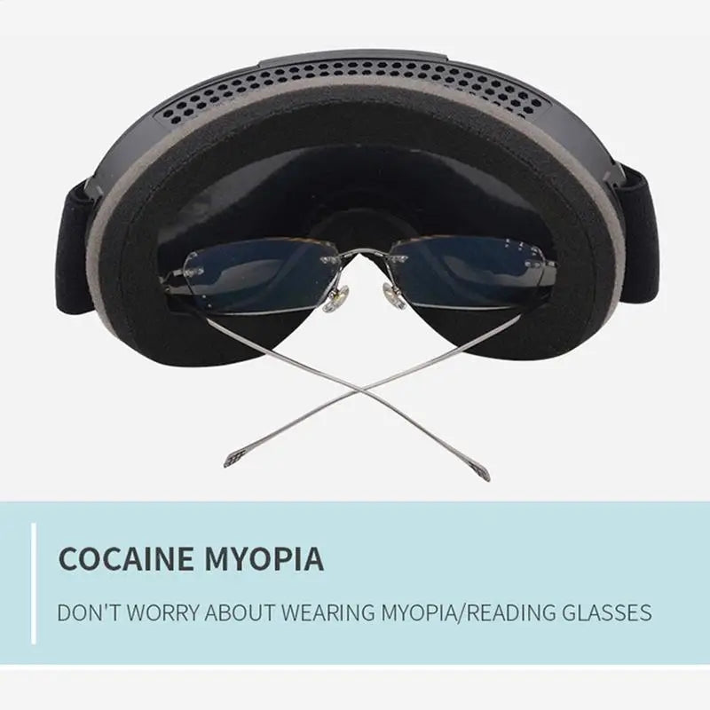 Snowboard Goggles Over Glasses  Anti-Fog