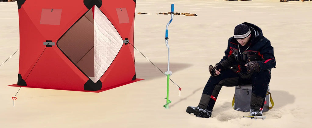 Insulated Ice Fishing Shanty Windproof and Warm
