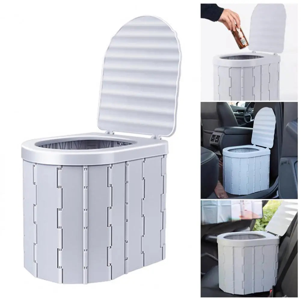 Folding Toilet for Outdoors, Road Trips, Heavy Duty