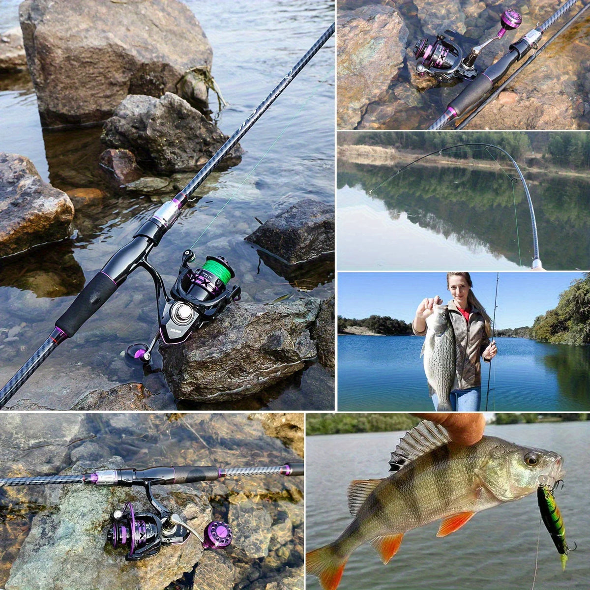 Telescopic Fishing Rod for Freshwater & Saltwater