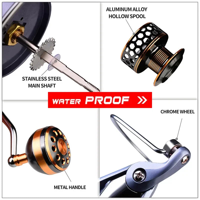 High Quality Max Drag 21KG Spool Fishing Reel