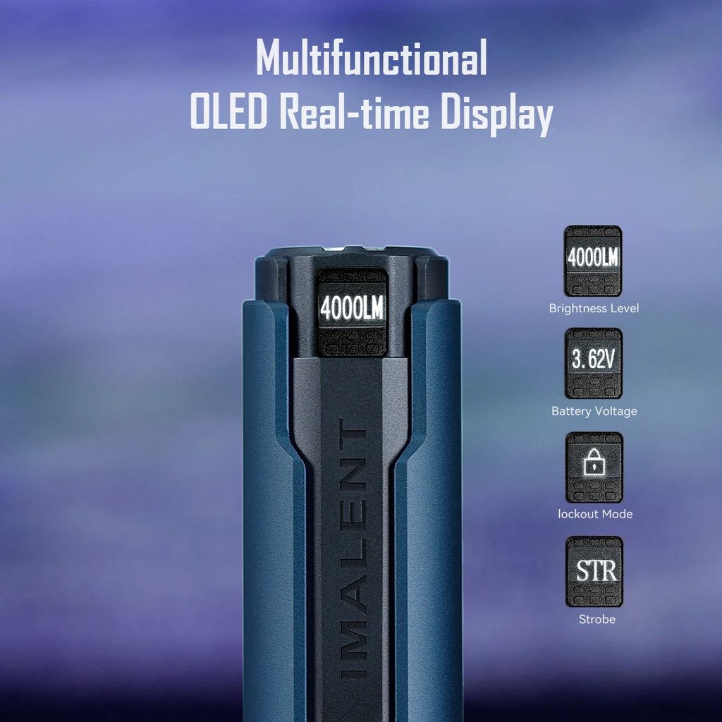 Mini Rechargeable Flashlight  4000LM Waterproof