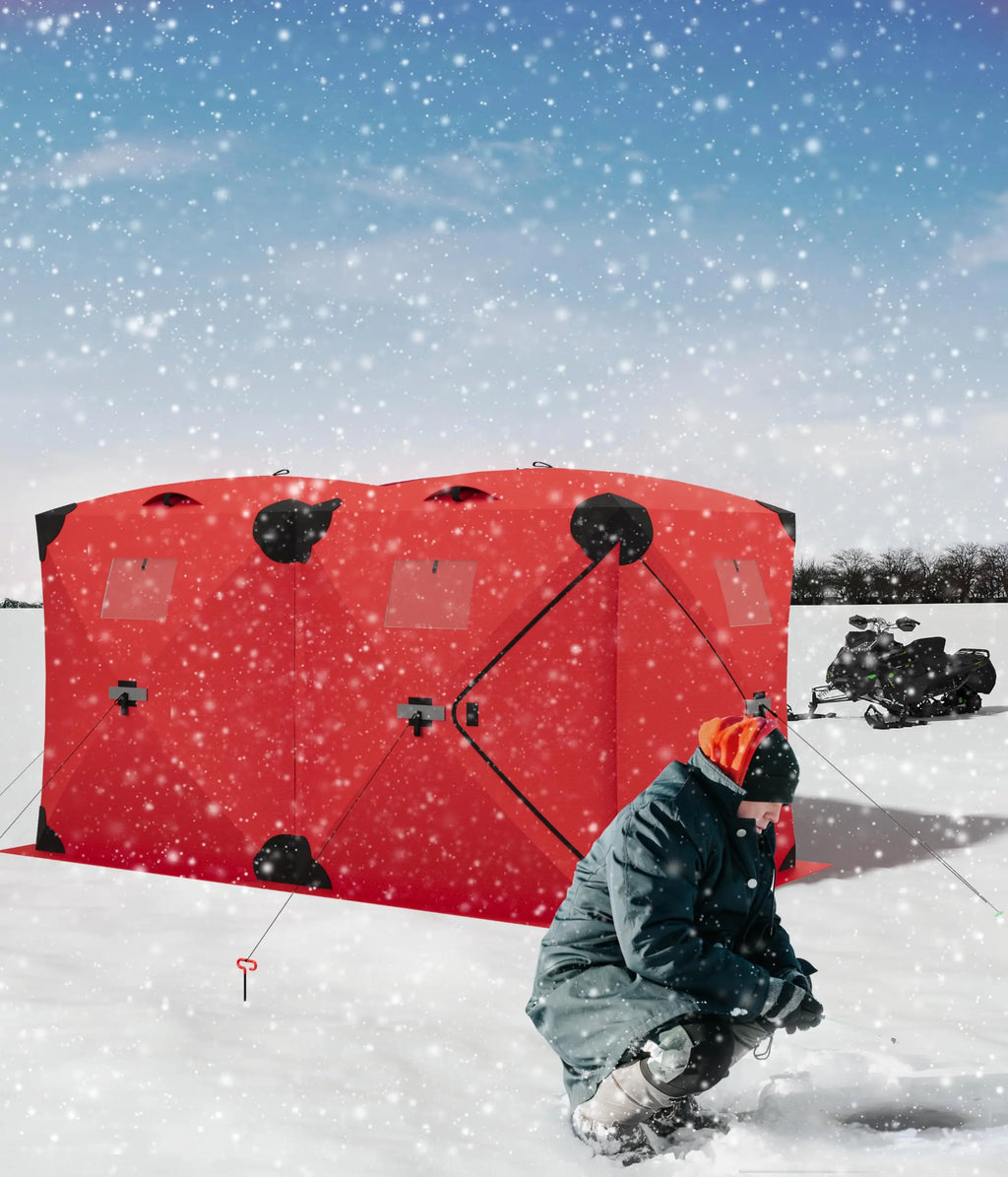 Insulated Ice Fishing Shanty Windproof and Warm